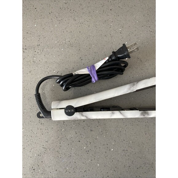 Soleil Flat Iron Ceramic plates Limited Marble LET YOUR HAIR SHINE L10HSC-D37 - Picture 3 of 7
